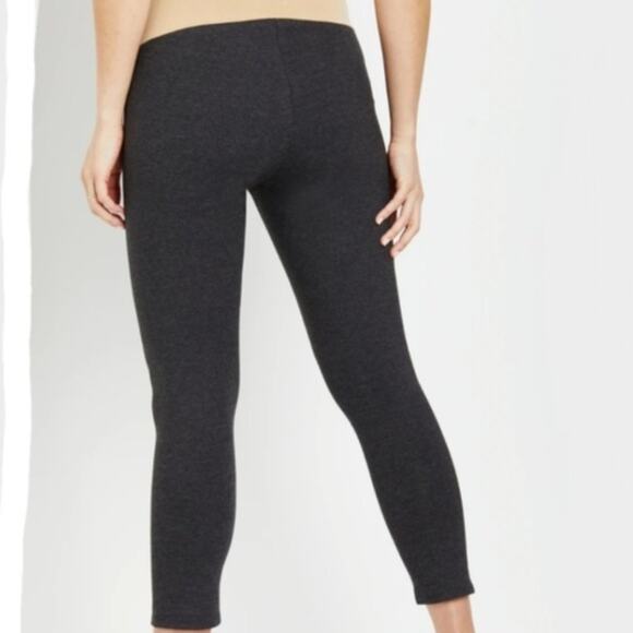 Motherhood Maternity Charcoal Grey Cropped Leggings Size Medium New w Tags - Picture 8 of 11